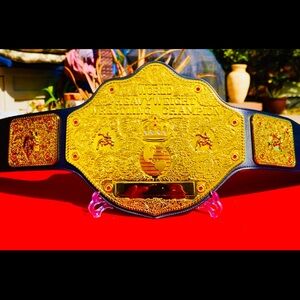 WCW World Heavyweight Championship Big Gold Belt WWE Authentic